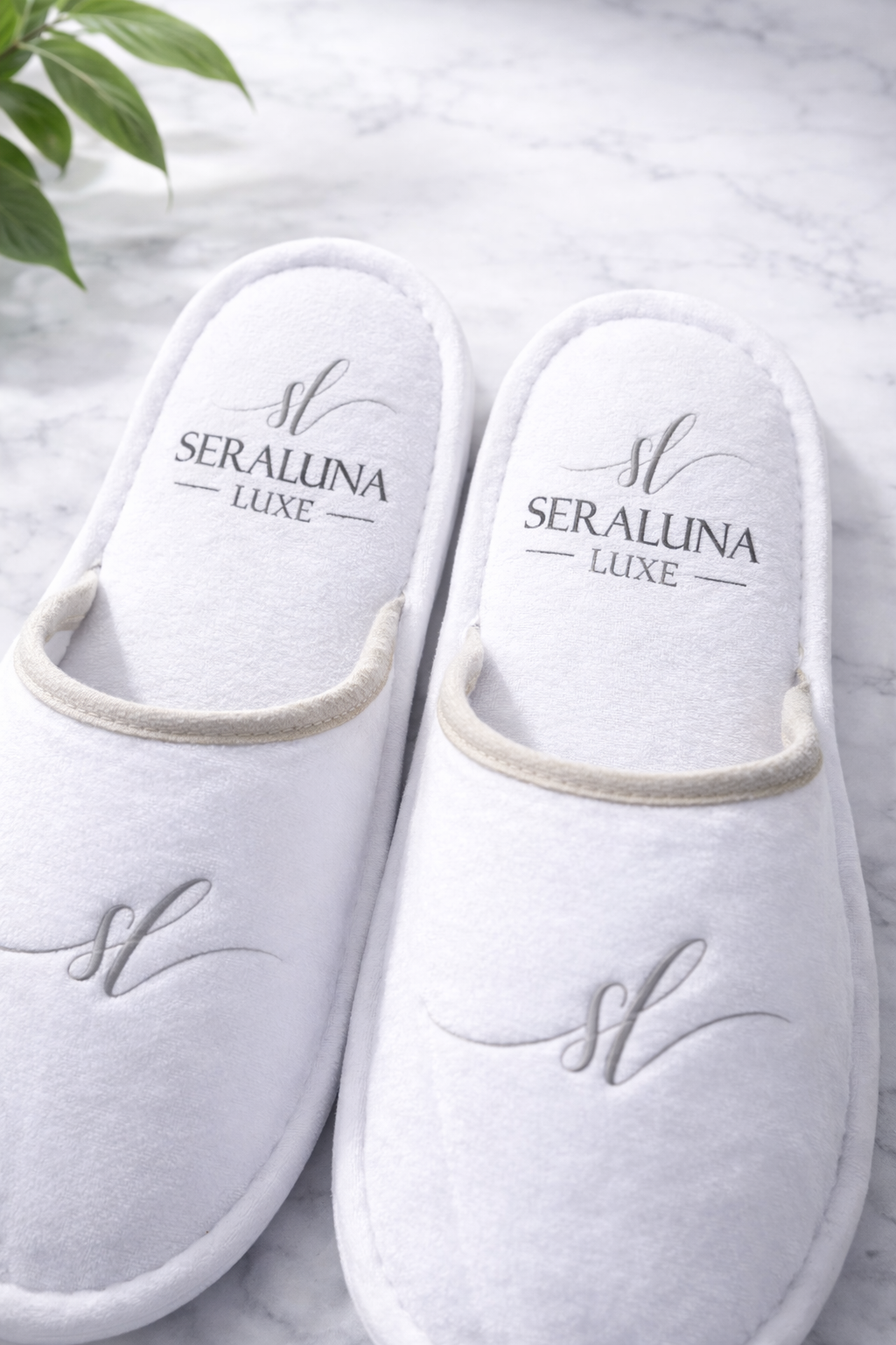 Seraluna Luxe Slippers Cotton – Soft, Comfortable, Hotel & Spa Style
